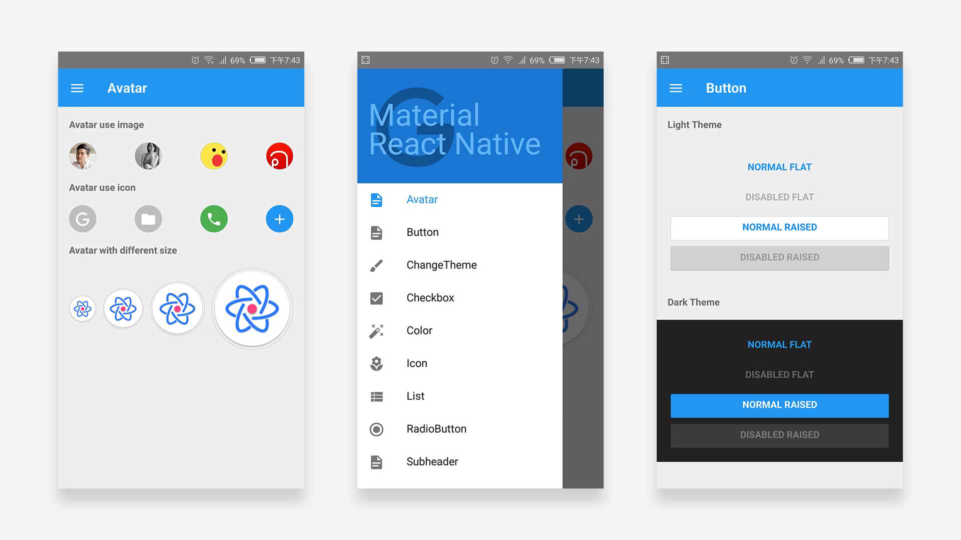 1920x1080 A Material Design Component Library For React Native
