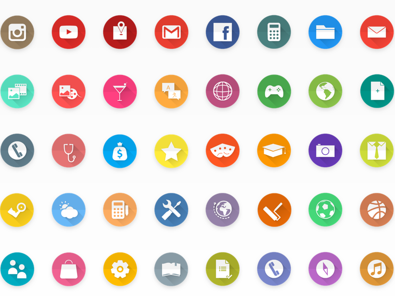 800x600 Material Design Icon Set