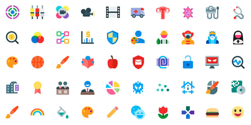 800x400 Material Design Icons Bypeople