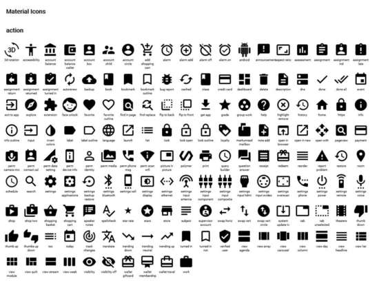 550x408 Free Material Icon Sets