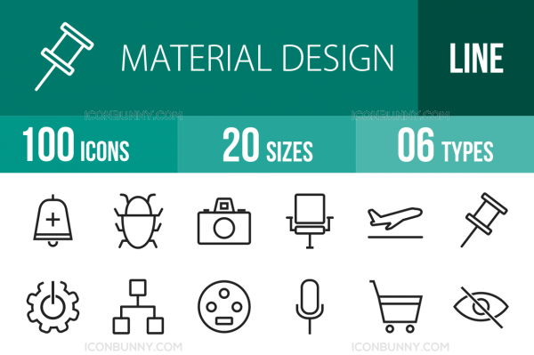 Material Design Icon Size