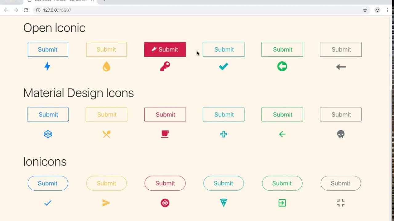 Button Icon Hover Reveal With Css Scss 1280x720 Button Icon Hover Reveal With Css Scss