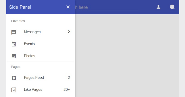 600x315 Side Navigation Panel Design Using Angularjs Material Ui