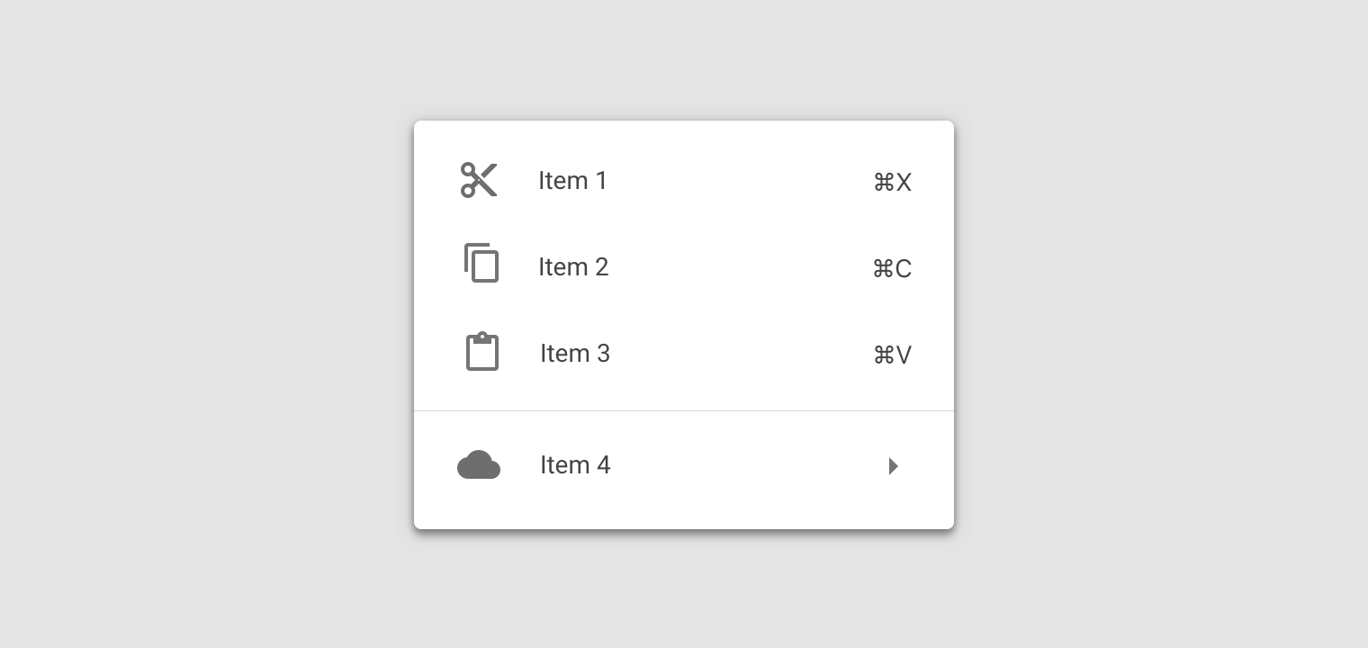 1520x720 Mat Menu With Icons Doesn't Follows Material Design Issue