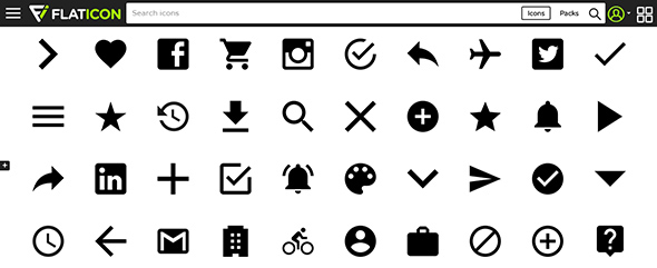 590x241 Material Design Icons