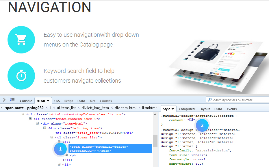 931x578 Prestashop How To Manage Material Design Icons