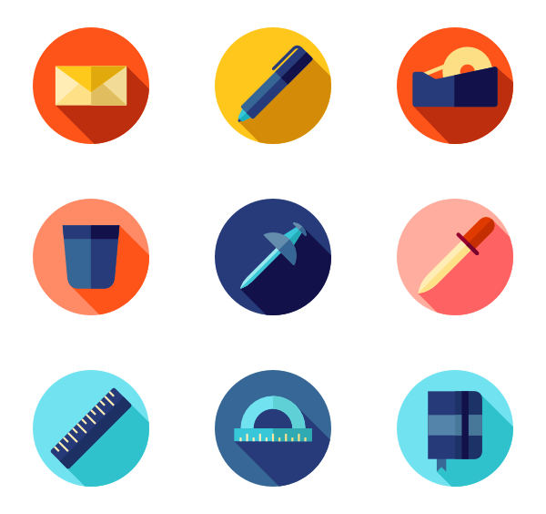 Office Print Material Icon Packs 600x564 Office Print Material Icon Packs