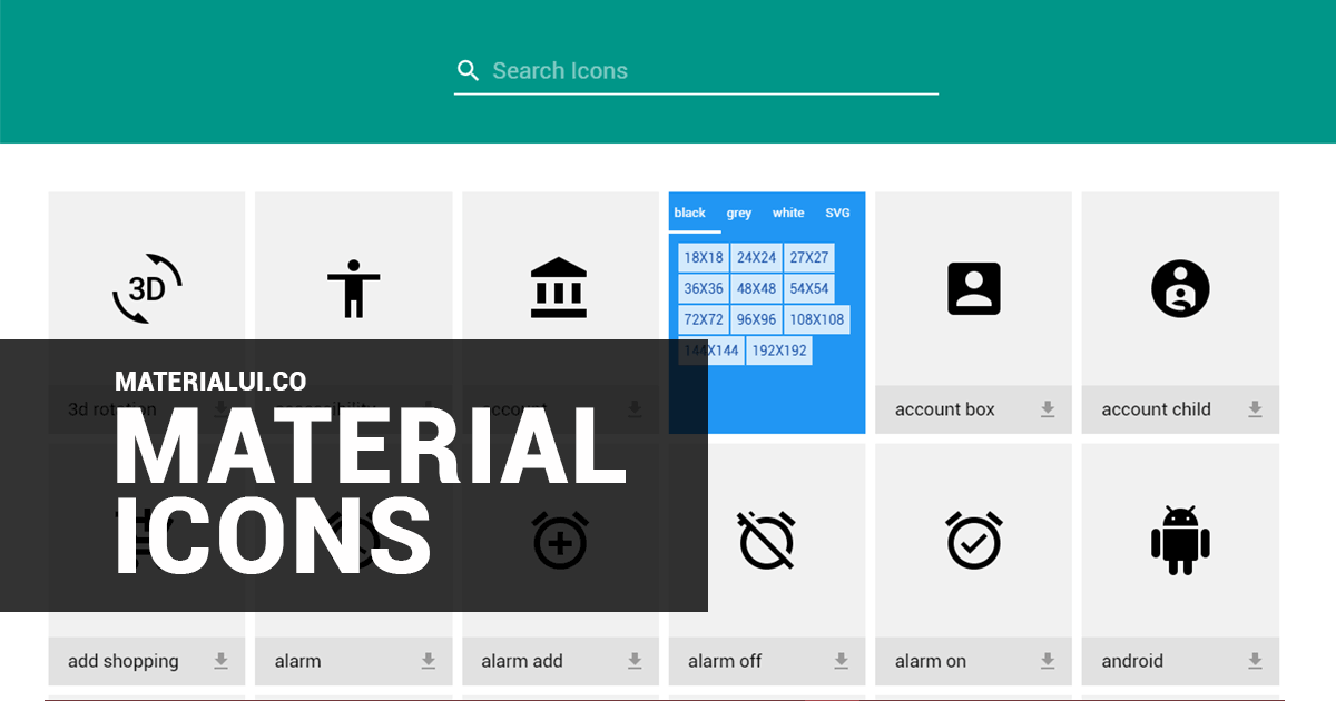 Material Icon at Vectorified.com | Collection of Material Icon free for ...