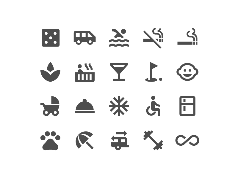 800x600 Hotel Amenities Icon Set Icons And Symbols Icon Set, Hotel