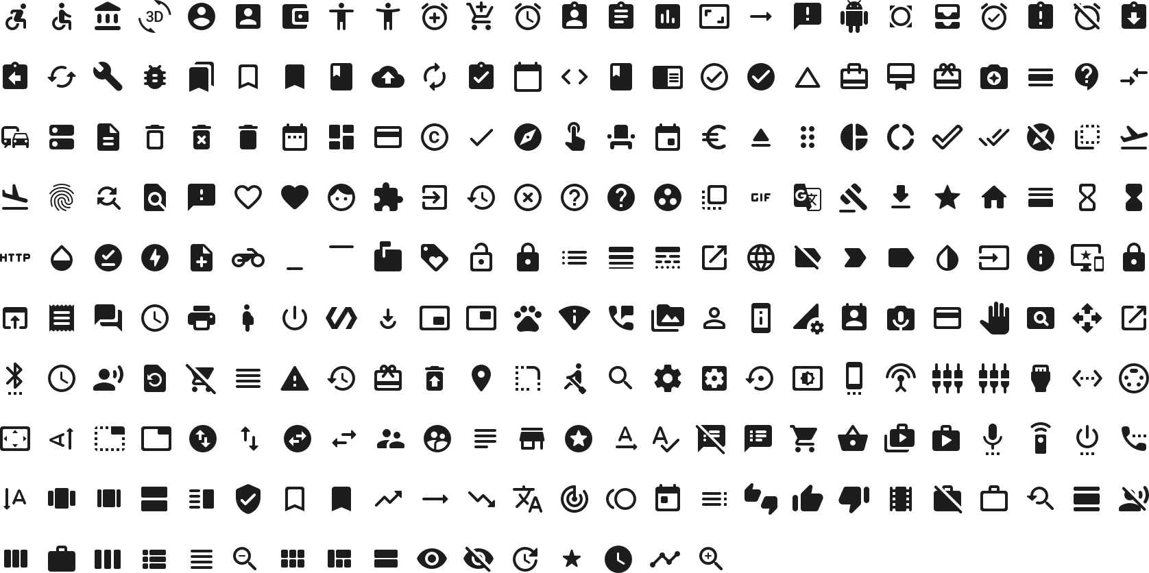 1676x836 Material Icons Library Rounded