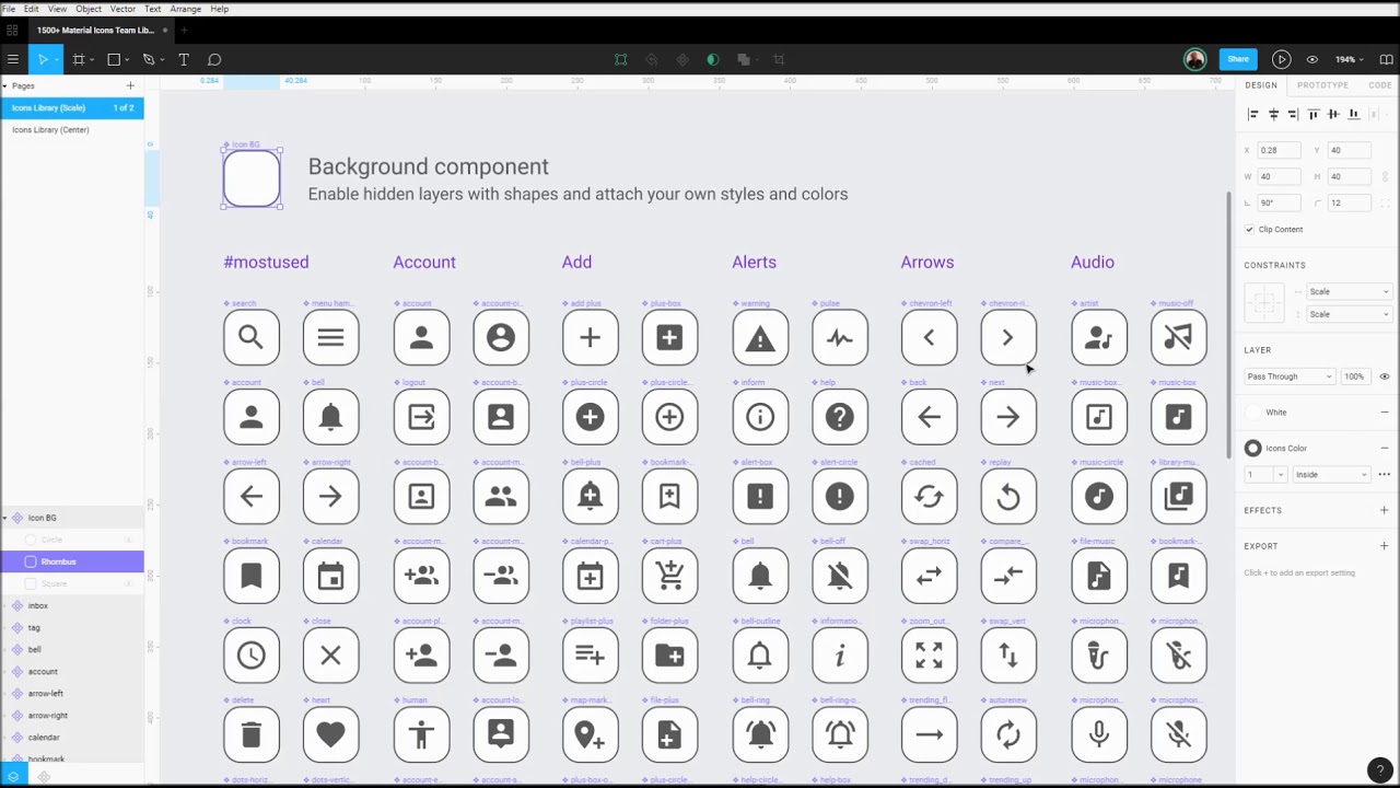 1280x720 Figma Material Icons Library Has Been Updated!