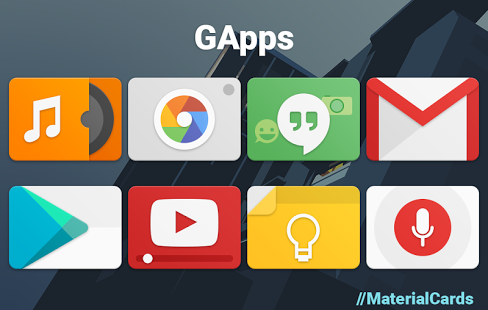 488x310 Material Cards Icons