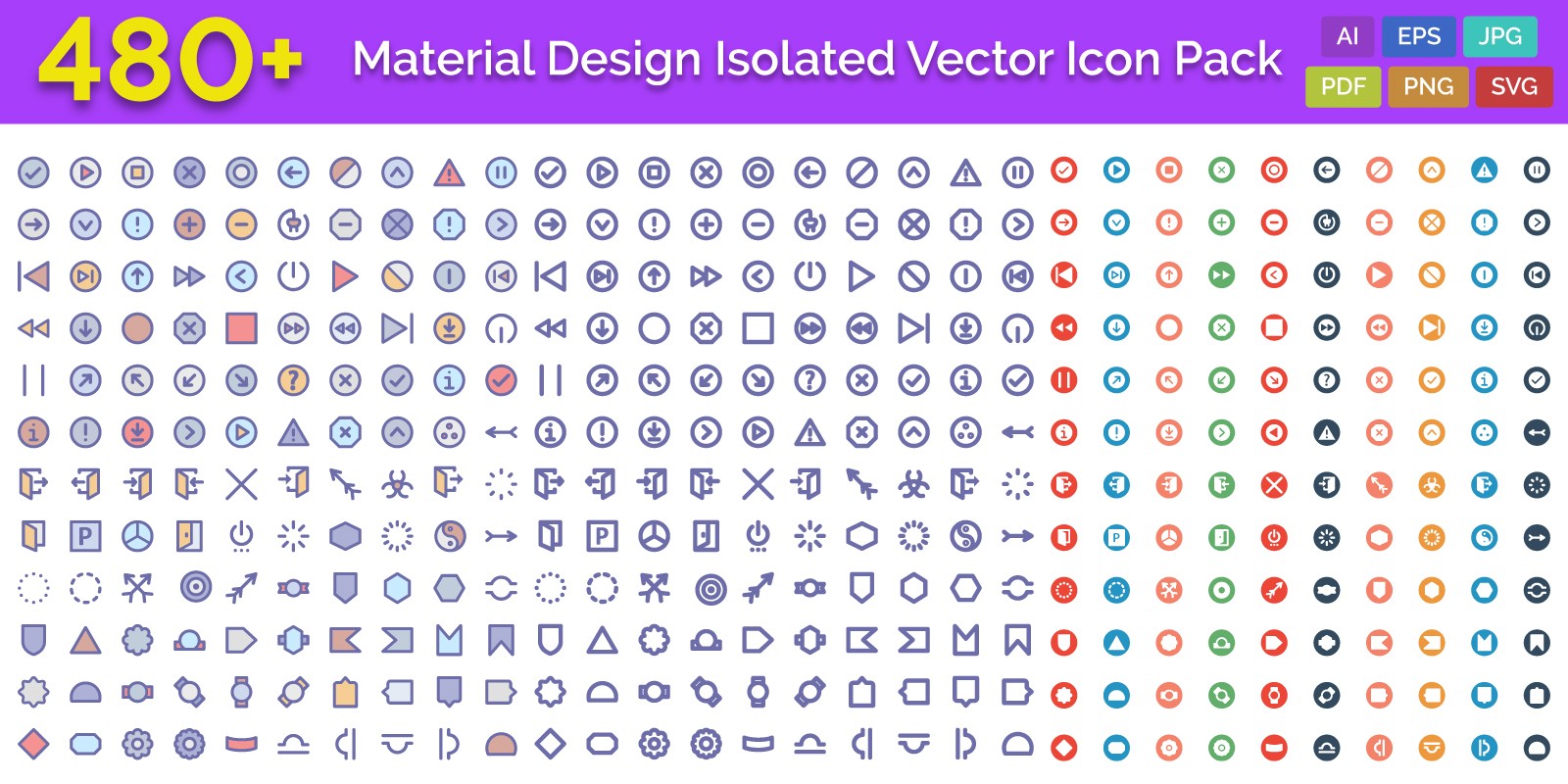 Material Icon Pack at Collection of Material Icon