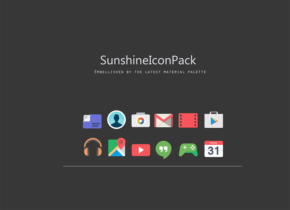 980x709 This Icon Pack Is Hot Sunshine Icons Droid Life
