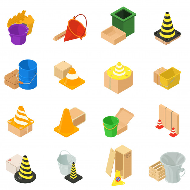 626x626 Waste Material Icon Set Vector Premium Download