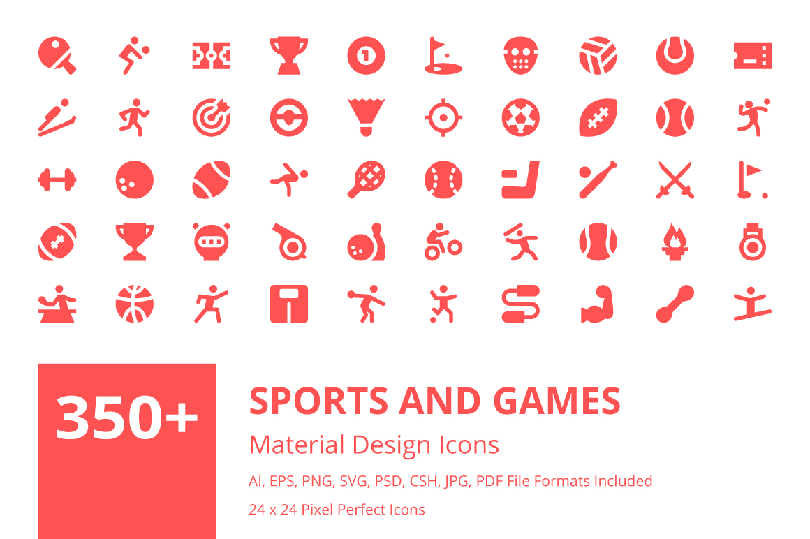 1160x772 Sports And Games Material Icons