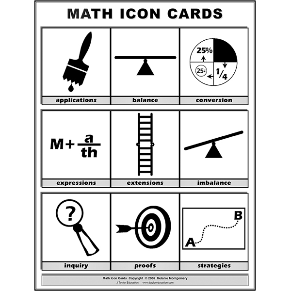 600x600 Jte Math Icon Cards J Taylor Education