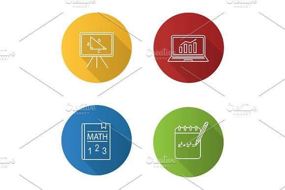 580x387 Mathematics Icons Set Book Icons Icon Set, Mathematics