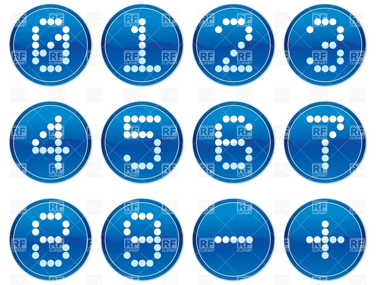 1200x912 Matrix Digits Icon Set Vector Image Of Icons And Emblems Boroda