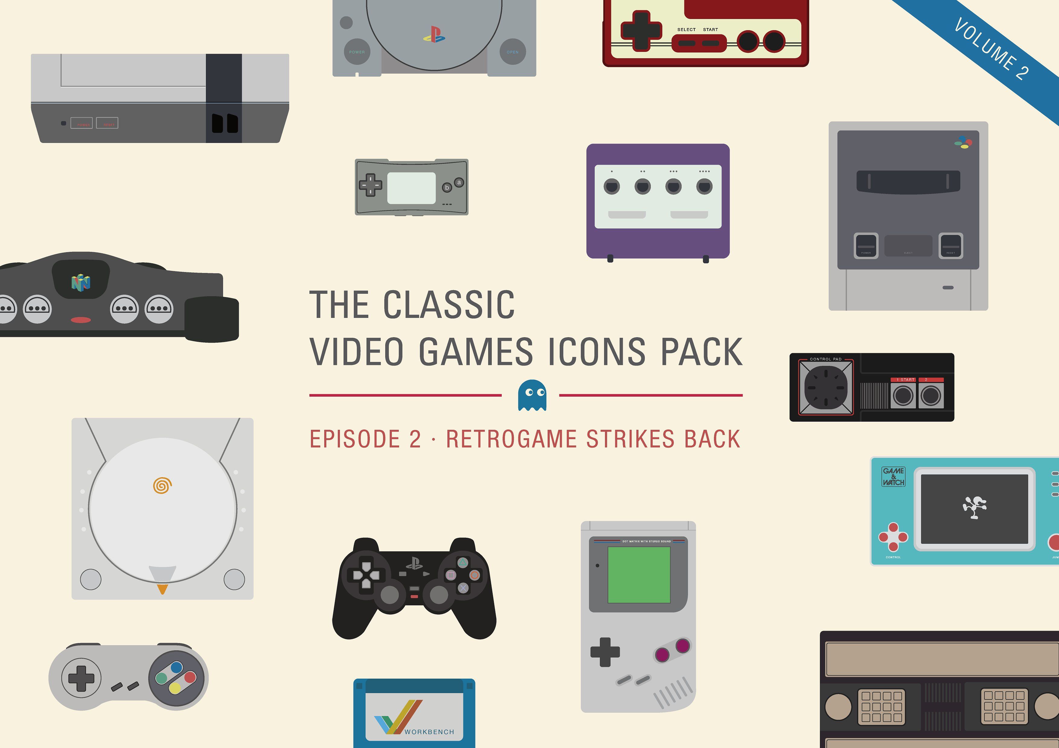 3508x2480 Video Games Icons Pack