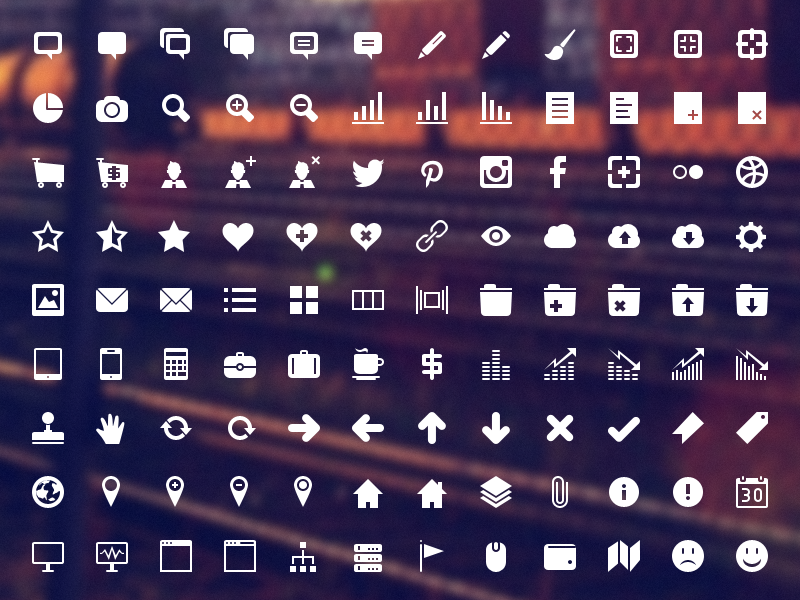800x600 Developer Icon Set
