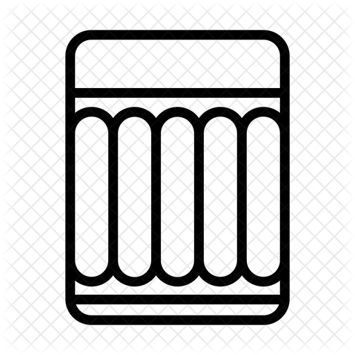 512x512 Air Mattress Icon Of Line Style