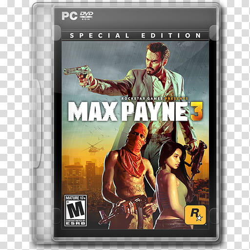 512x512 Game Icons Max Payne Special Edition, Pc Dvd Max Payne Special