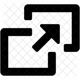 256x256 Maximize Icon Of Glyph Style