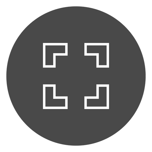 512x512 Maximize Window Button Circle Icon