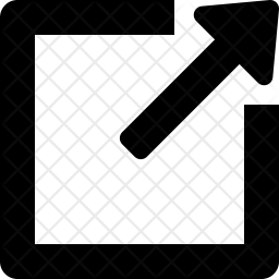 Maximize Window Icon Of Glyph Style 256x256 Maximize Window Icon Of Glyph Style