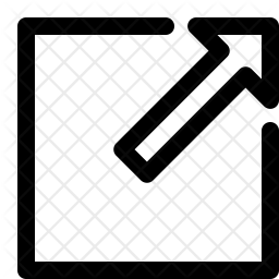 Maximize Window Icon Of Line Style 256x256 Maximize Window Icon Of Line Style