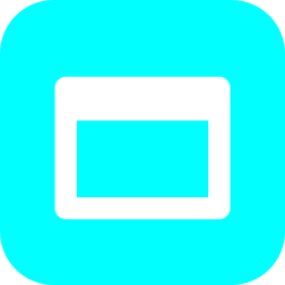 Free Aqua Maximize Window Icon 256x256 Free Aqua Maximize Window Icon
