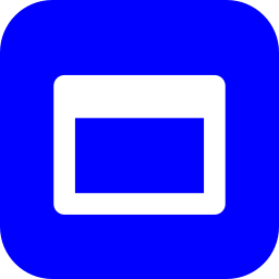 Free Blue Maximize Window Icon 256x256 Free Blue Maximize Window Icon