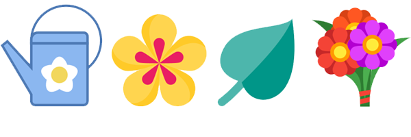 600x200 Flower Icon