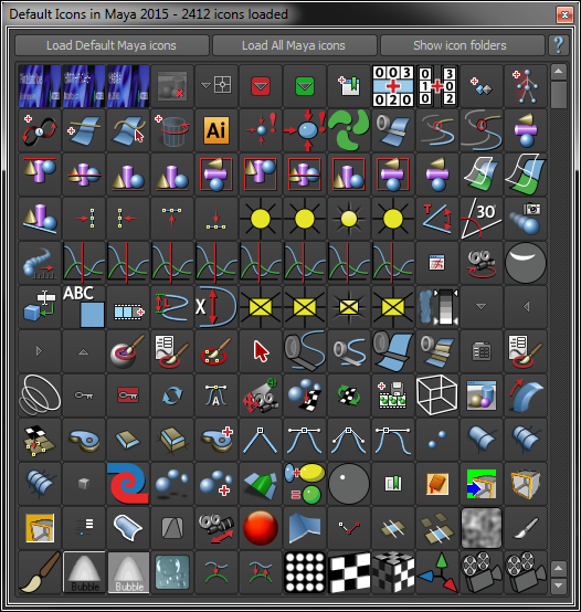 526x554 Easily Reveal All Maya Icons Using This Handy Script