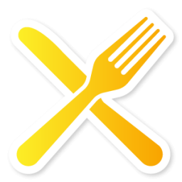 256x256 Mayor Fork Knife Icon Swarm App Sticker Iconset Sonya
