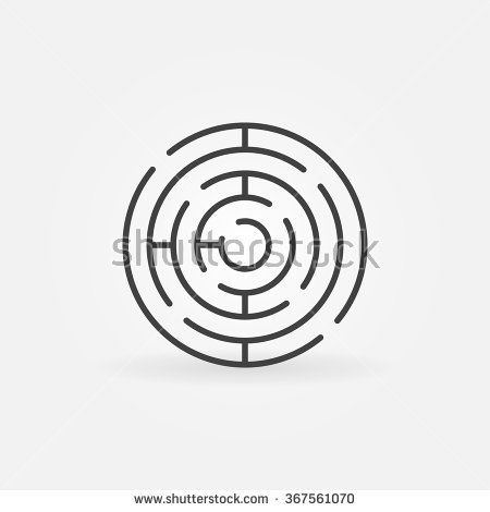 450x470 Round Maze Icon