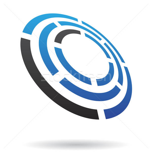 600x600 Colorful Abstract Maze Icon Vector Illustration Cihan Demirok