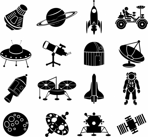 Space Exploration Icons Free Vector In Adobe Illustrator 600x556 Space Exploration Icons Free Vector In Adobe Illustrator