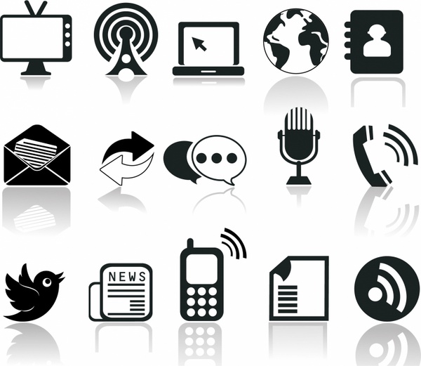 Communication Icons Free Vector In Adobe Illustrator 600x521 Communication Icons Free Vector In Adobe Illustrator