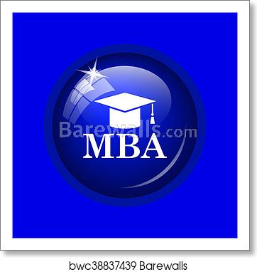 362x382 Mba Icon, Art Print Barewalls Posters Prints
