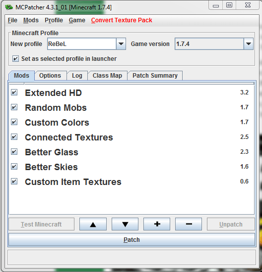 528x550 Mcpatcher Hd Fix For Minecraft