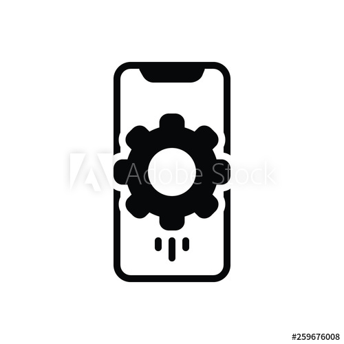 500x500 Black Solid Icon For Mdm Mobile