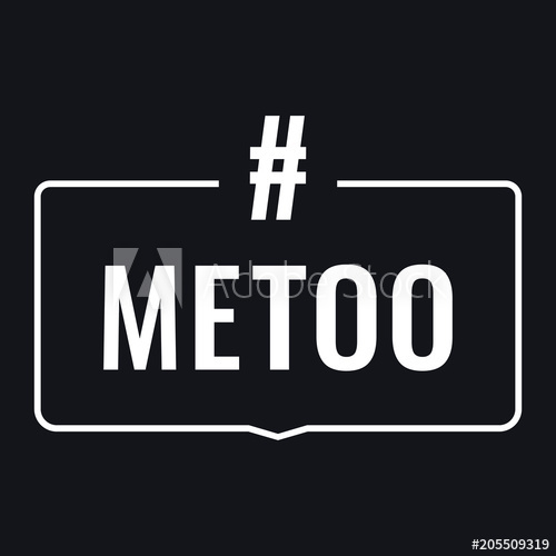 500x500 Me Too Badge, Stamp With Hashtag Icon Flat Vector Illustration