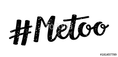 500x243 Metoo Hand Lettering Icon Stock Image And Royalty Free Vector