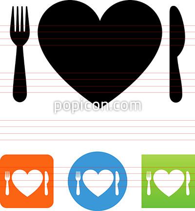 400x432 Heart Healthy Meal Icon