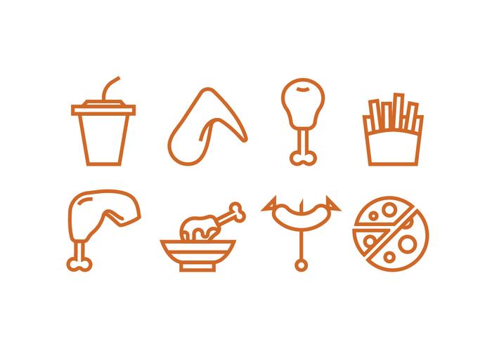 700x490 Lunch Meal Icon Vectors