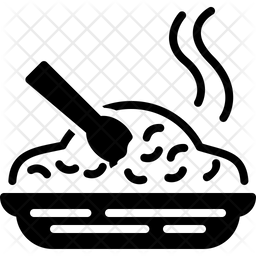 256x256 Meal Icon Of Glyph Style