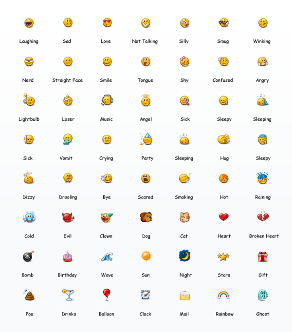 600x681 Skype And Facebook Emoticons Ikonostaasi Facebook