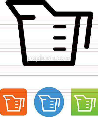 Measuring Cup Icon at Vectorified.com | Collection of Measuring Cup ...